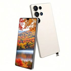 I25 Ultra 5G Unlocked Smartphone,8+256GB Unlocked Phone, 6.8" HD+ Display, Built in Pen, 6000mAh Battery /Face ID+Fingerprint Lock/Dual SIM (Whit