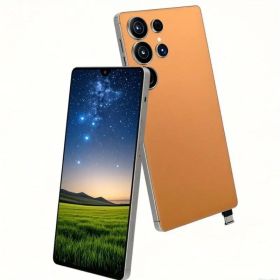 8+256GB I25 Ultra 5G Unlocked Smartphone, Unlocked Phone, 6.8" HD+ Display, Built in Pen, 6000mAh Battery /Face ID+Fingerprint Lock/Dual SIM (Ora