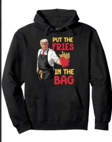 Men's Printed Hoodie (Option: Black-S)