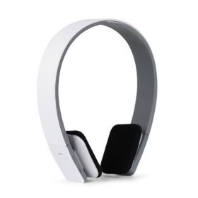 Foreign Trade E-commerce BQ618 Headworn Bluetooth Headset Wireless Sports Running Stereo Bass Handsfree (colour: white)