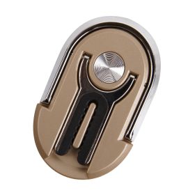 Universal Phone Holder; 360 Degree Rotating Ring Bracket Car Air Vent Navigation Mounting Bracket For Iphone Samsung Xiaomi Phone Cases (Color: A-Gold)