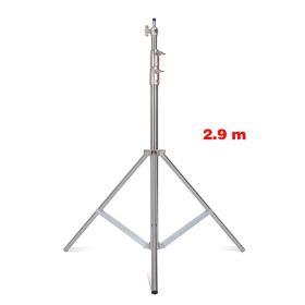 SH 2.9m Light Stand With Stainless Steel Kit Cross Arm With Weight Bag Photo Studio Accessories Extension Telescopic Rod 2.49M (Color: 1pc Aluminum Tripod)